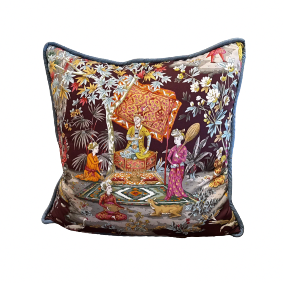 Schumacher Lodi Garden Pillow