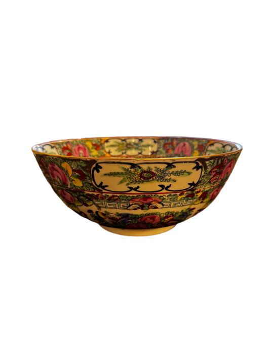 Rose medallion bowl