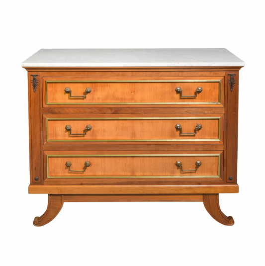 French Marble Top Chest
